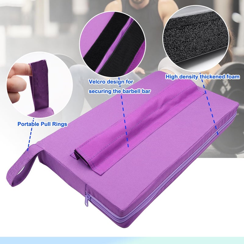 Lights Mountain Square Hip-Thrust Pad Protective Extra Thick Foam pad for Barbell Weightlifting Hip Thrusts and Glute Bridges Workouts Home Gym Equipment - Image 3
